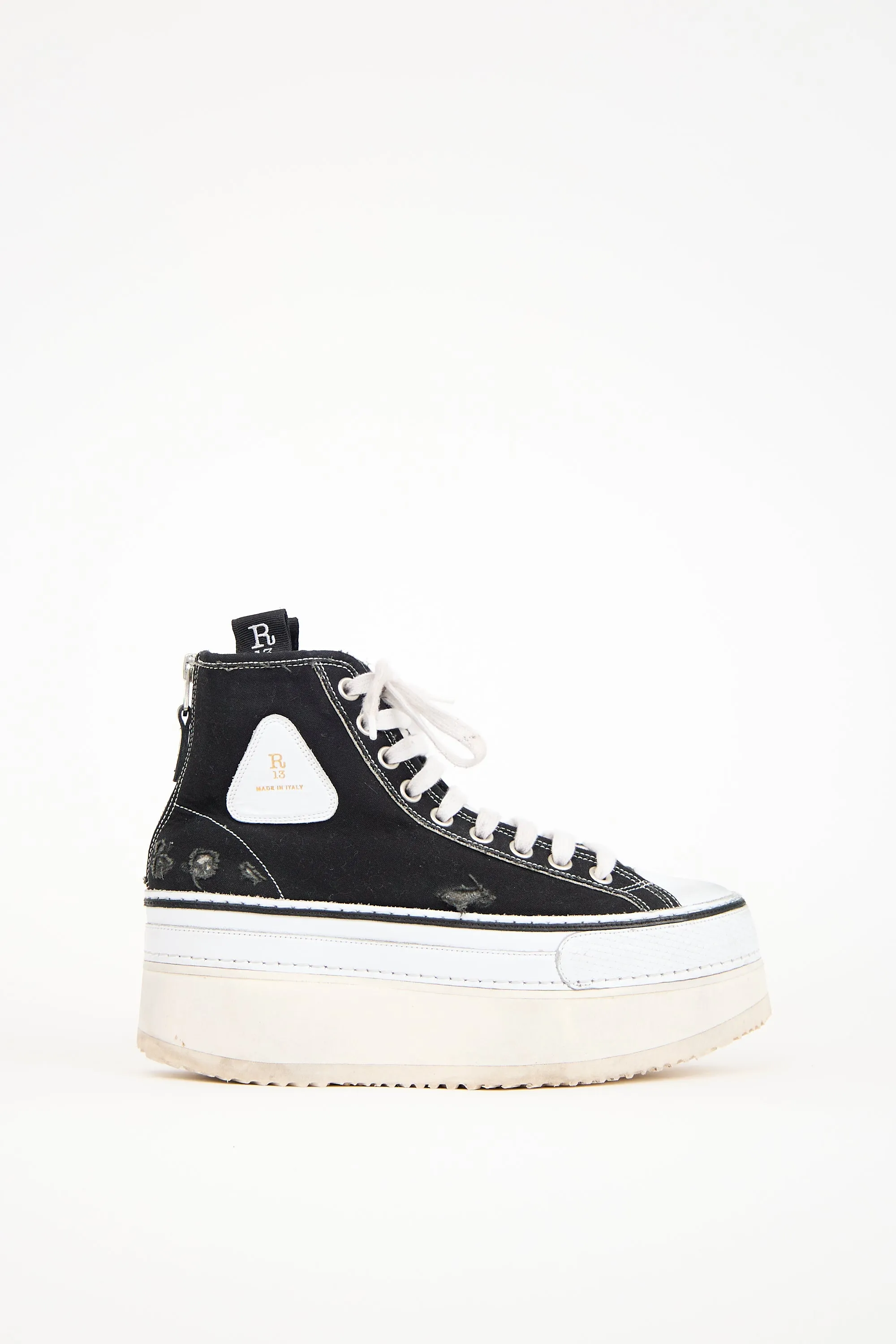 Black Canvas Courtney Sneaker