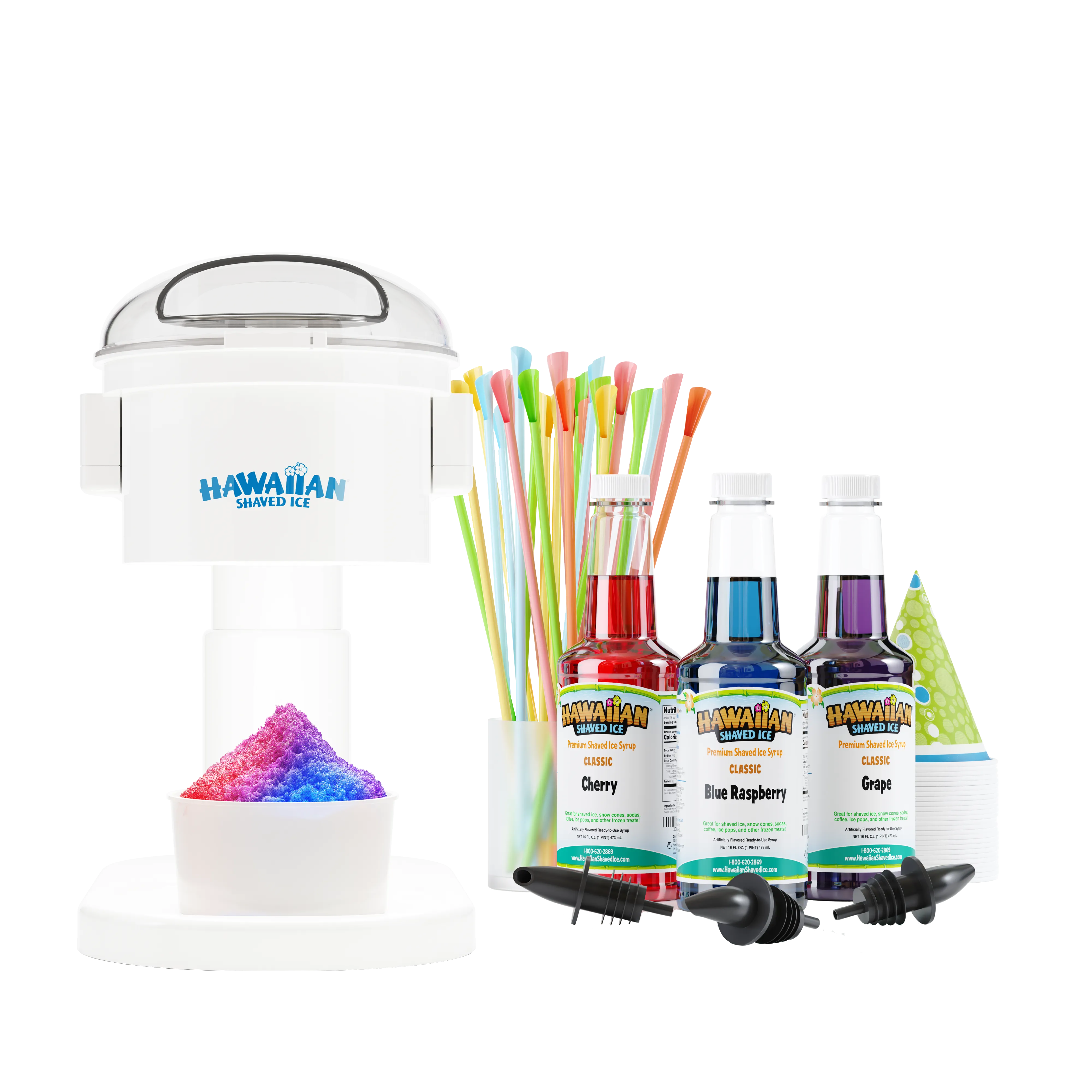 Classic Snow Cone Machine                                                                               Party Kit
