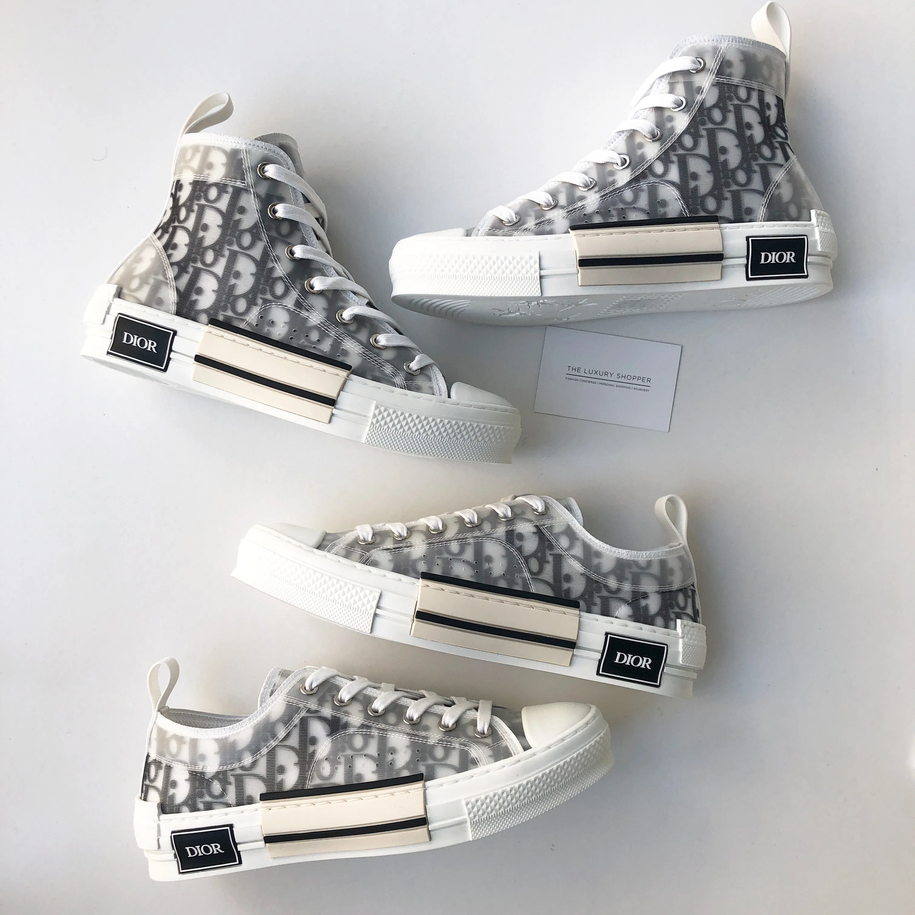Dior B23 Oblique Low Top Sneakers