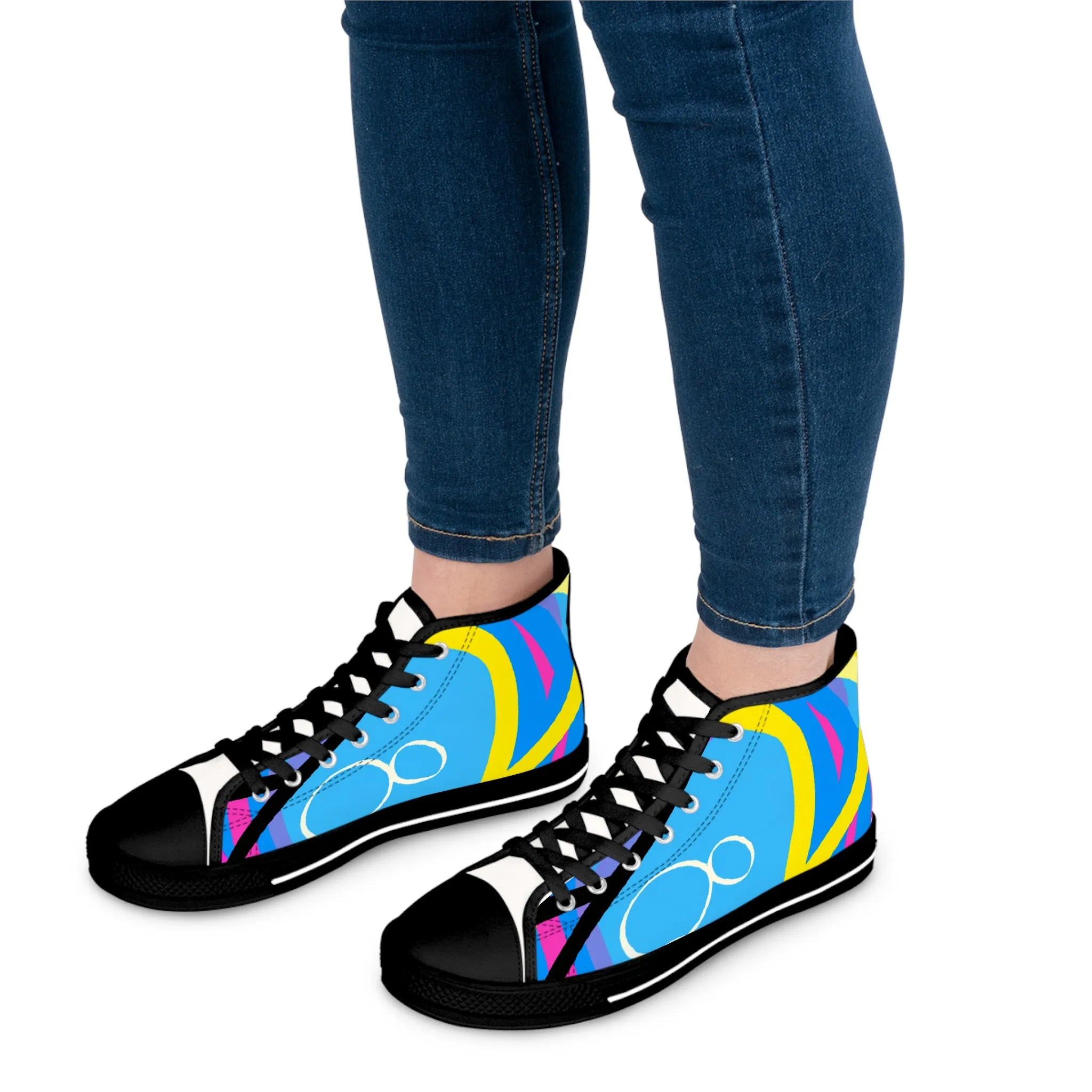 Fashionista Fleur. - high top