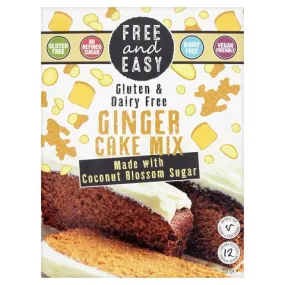 Free and Easy Gluten Free Ginger Cake Mix 350g