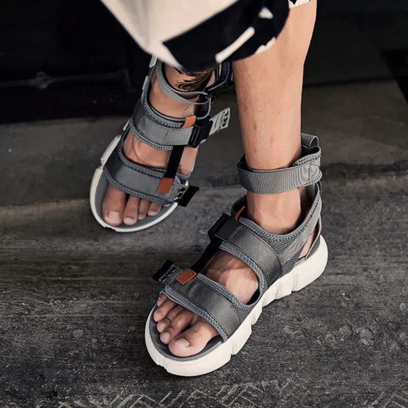 Men's Summer Canvas Platform Sandals