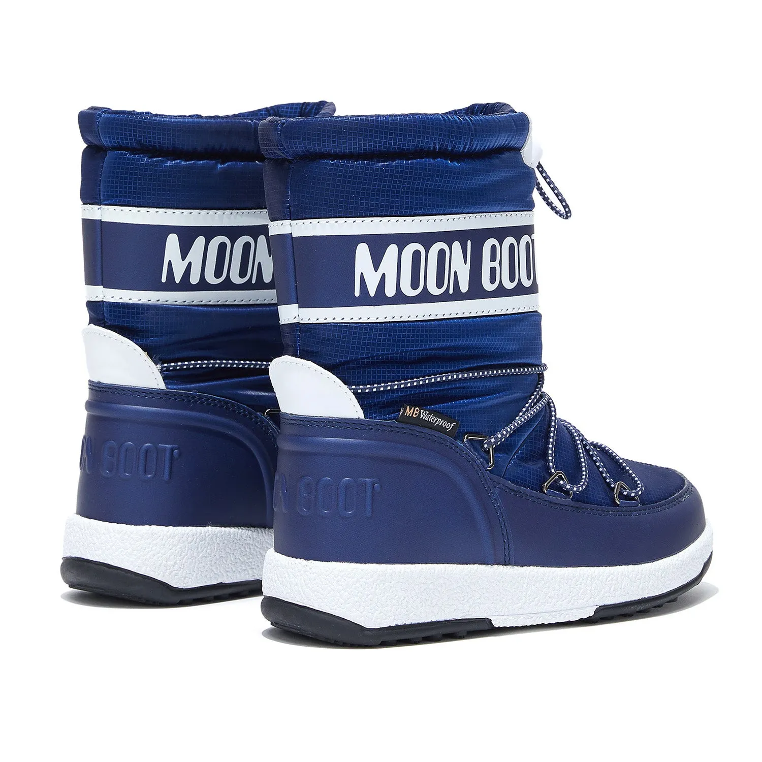 MOON BOOT Sport Junior Blue Ripstop Boots