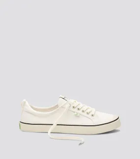 OCA Low Stripe White Canvas Sneaker Men