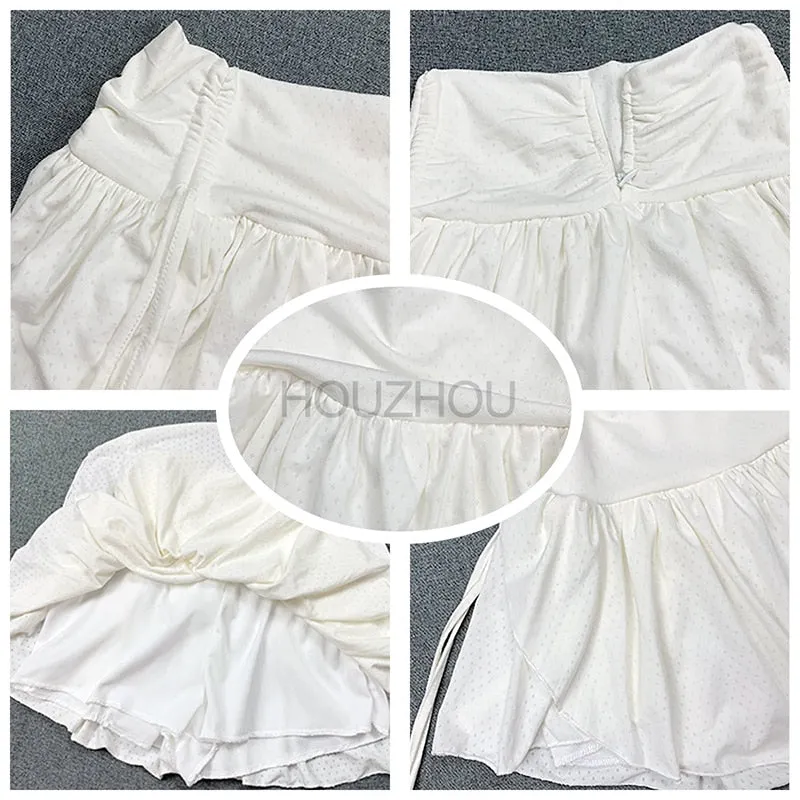 Soft-girl-Stil weißen Rock