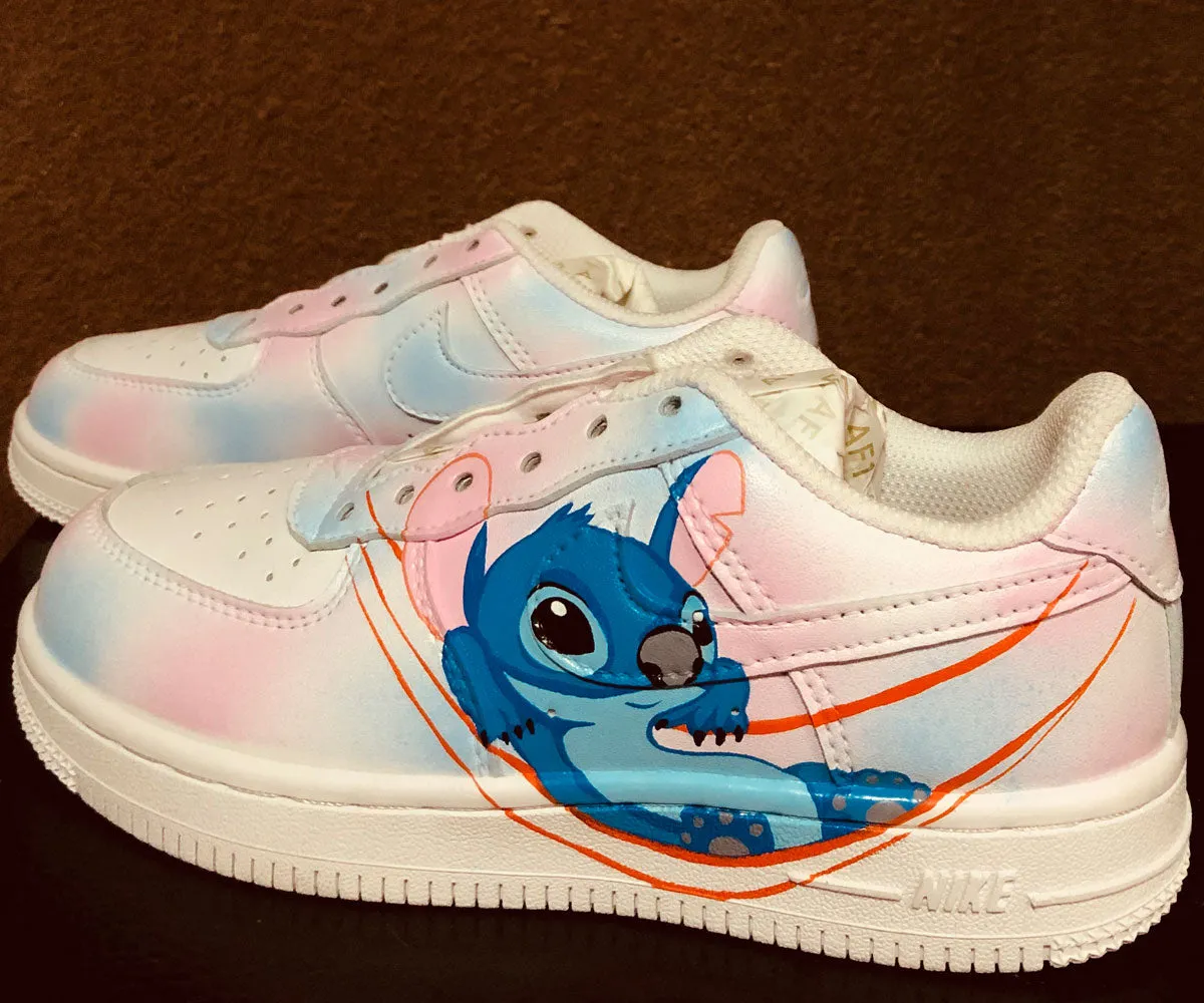 Stitch Cartoon Custom Air Force 1
